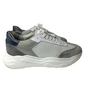 ARNE Runner White-Grey Sneakers Men's Size 9 Medium Shoes